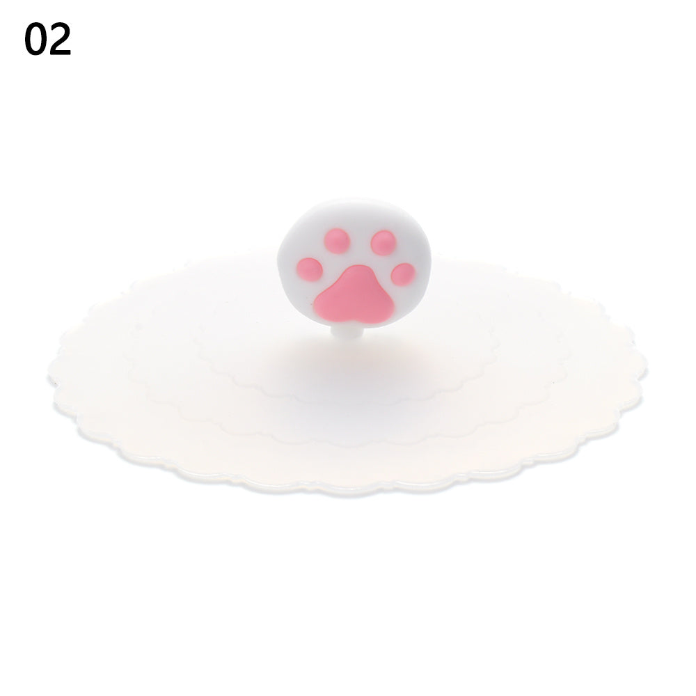 24 Colors Silicone Cup Cover Seal Suction Cup Dustproof Tea Coffee Lids Cap