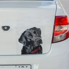 Indi The Labrador Car Stickers for Laptop Water Bottle Phone