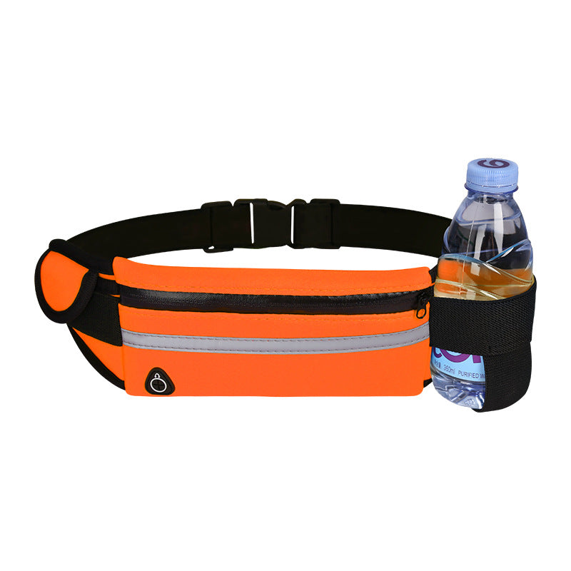 Casual Outdoor Sports Waist Bag Colorblock Running Storage Pack
