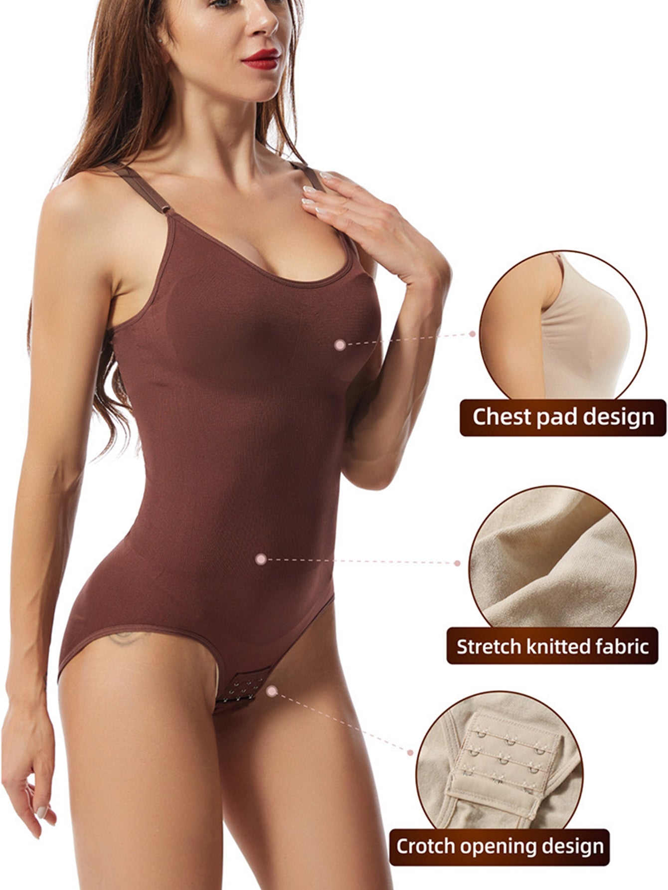 Tummy Control Butt Lifting Bodysuit Women