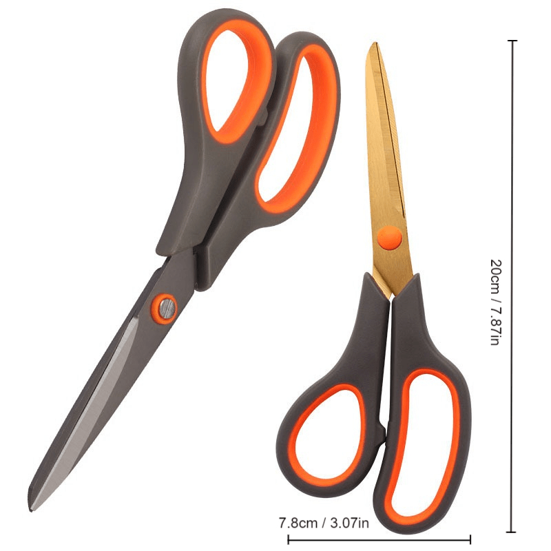 Teflon-Coated Stationery Scissors for Office Home Kitchen Sewing