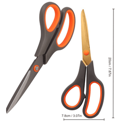 Teflon-Coated Stationery Scissors for Office Home Kitchen Sewing