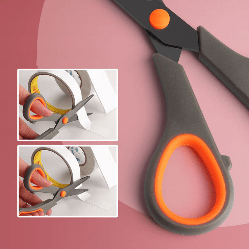 Teflon-Coated Stationery Scissors for Office Home Kitchen Sewing