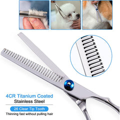 Stainless Steel Pet Hair Scissors Grooming Shears for Cats and Dogs