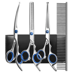 Stainless Steel Pet Hair Scissors Grooming Shears for Cats and Dogs