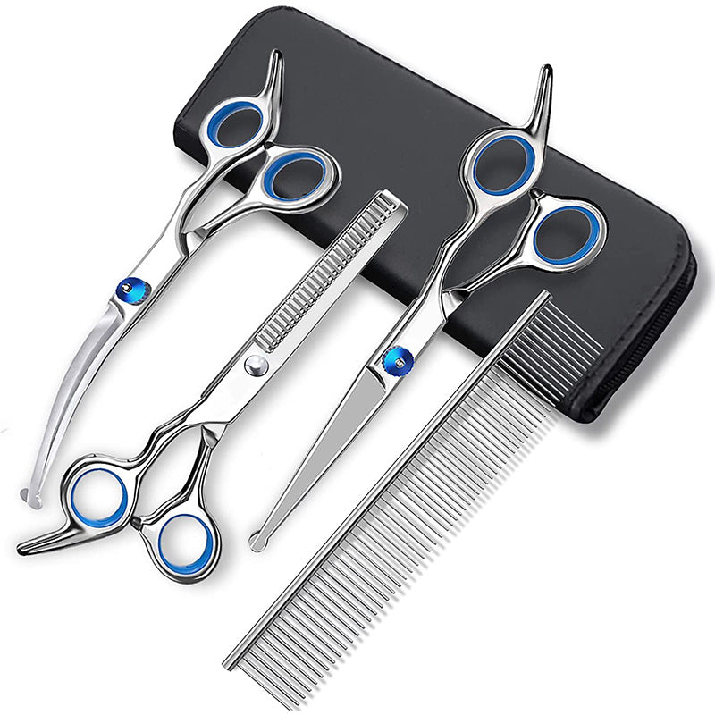 Stainless Steel Pet Hair Scissors Grooming Shears for Cats and Dogs
