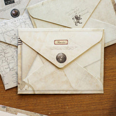 12 Rustic European Style Retro Small Envelopes