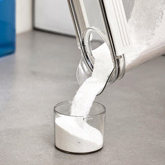Laundry Detergent Storage Box with Measuring Cup & Handle