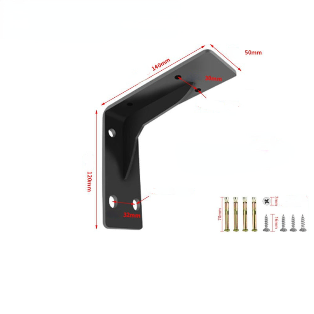 1pc Heavy Duty Bracket Wall Partition Support Rack 5MM Thick And High Load