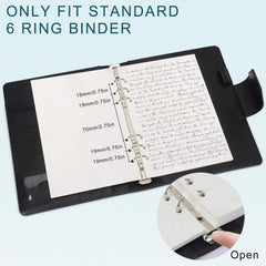 A5 Filler Paper 80 Pages Blank 6-Hole Punched