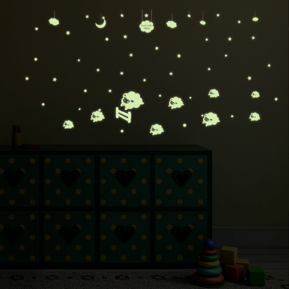Luminous Cartoon Animals Fluorescence Stick Children Bedroom Adornment