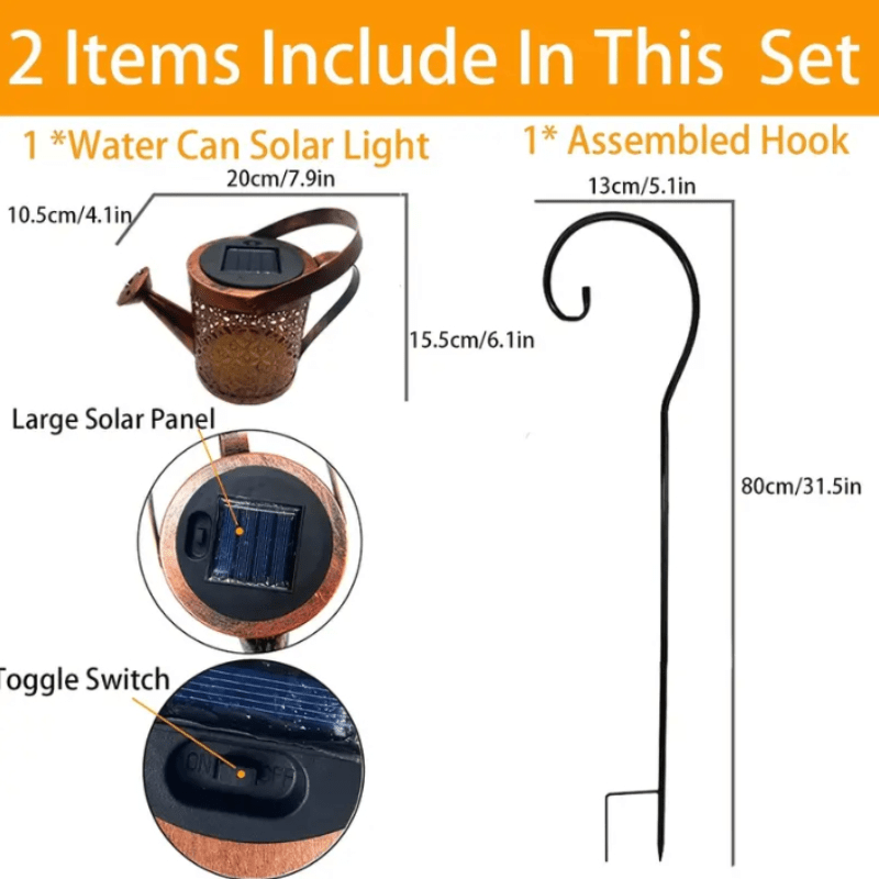 1pc Solar Outdoor Sprinkler Garden Decoration Waterfall Lights