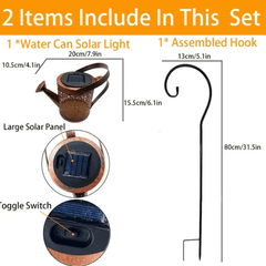 1pc Solar Outdoor Sprinkler Garden Decoration Waterfall Lights