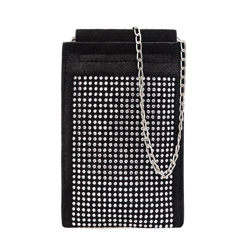 Rhinestone Chain Crossbody Bag Sparkly Purse Shoulder Bag