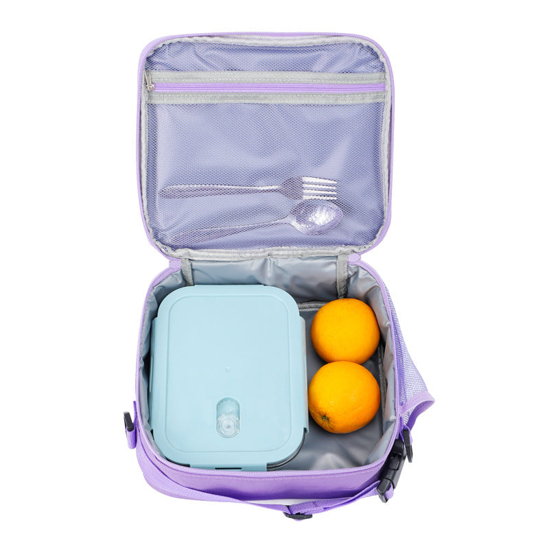 Colorful Insulated Bento Lunch Bag for Outdoor Picnics & Camping