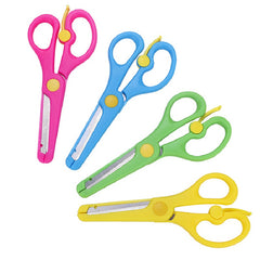 Diy Hand cut Students' Safety Scissors Plastic Bag Edge Paper Cutting Stationery