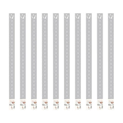 10 Pcs Elastic Luggage Straps Adjustable Durable Travel Belts