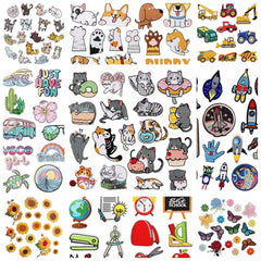 Astronaut Cat Embroidery Patches Dinosaur Ironing Sewing Patches