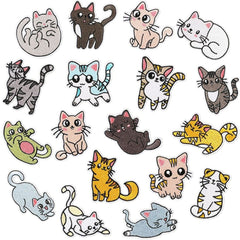 Astronaut Cat Embroidery Patches Dinosaur Ironing Sewing Patches
