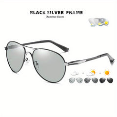 Intelligent Photochromic Polarized Sunglasses with UV400 Protection