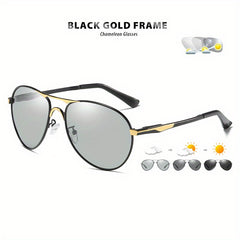 Intelligent Photochromic Polarized Sunglasses with UV400 Protection