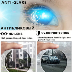 Intelligent Photochromic Polarized Sunglasses with UV400 Protection