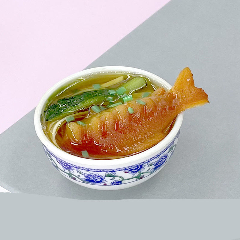 Big Bowl Noodle Model for Kids Food Play Jewelry
