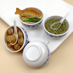 Big Bowl Noodle Model for Kids Food Play Jewelry