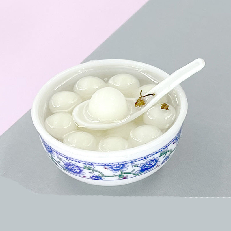 Big Bowl Noodle Model for Kids Food Play Jewelry