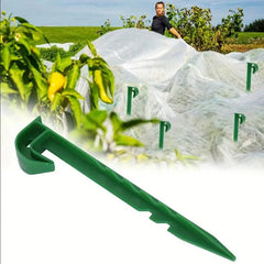 5pcs Plastic Ground Pegs for Camping Tent Garden Mulch Fixing