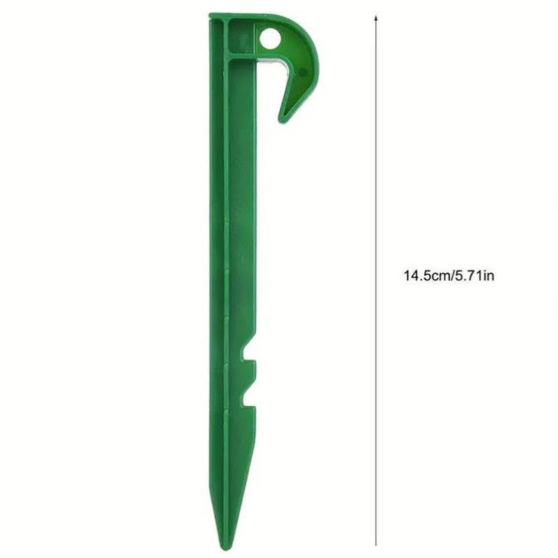 5pcs Plastic Ground Pegs for Camping Tent Garden Mulch Fixing
