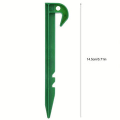 5pcs Plastic Ground Pegs for Camping Tent Garden Mulch Fixing