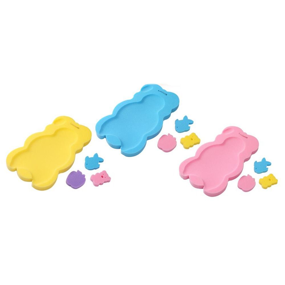 Baby Sponge Mat Baby Care Supplies Shower Cradle Baby Bath Mat Cushion