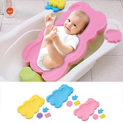 Baby Sponge Mat Baby Care Supplies Shower Cradle Baby Bath Mat Cushion