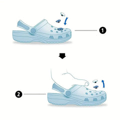 20pcs Panda Cartoon Shoe Charms for Children Boys Girls