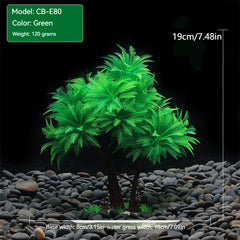 Artificial Aquarium Plants Green Water Ornaments Low Maintenance Aquarium Grass