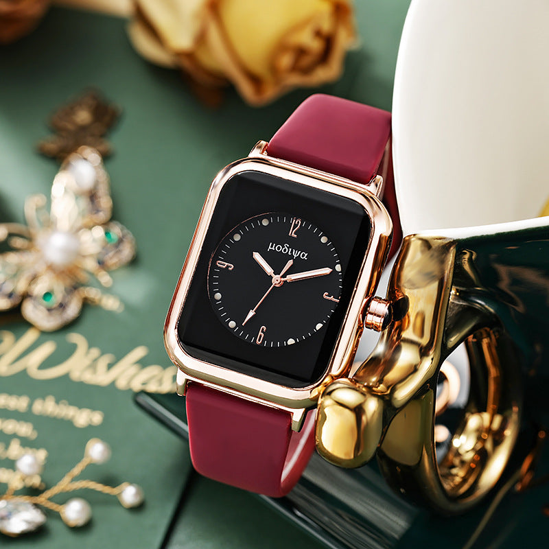 Kids Quartz Watch Casual Alloy Wrist Watch Silicone Strap Gift
