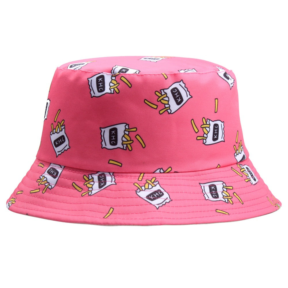 Unisex Reversible Bucket Hat Fishmen Hat Sun Protection