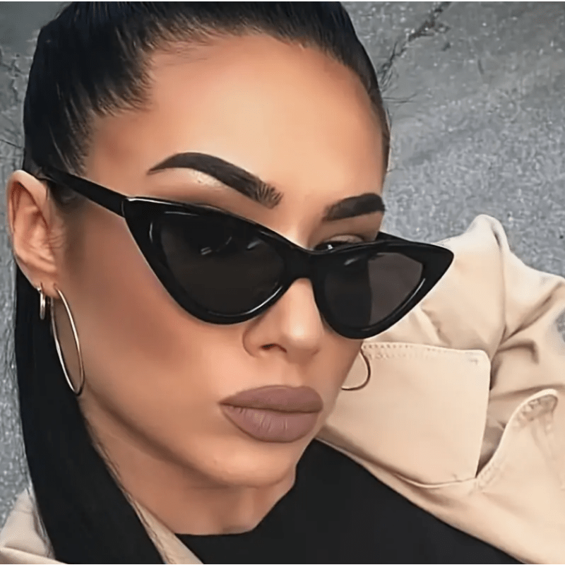 Y2K Cat Eye Sunglasses Retro UV400 Sun Shades 