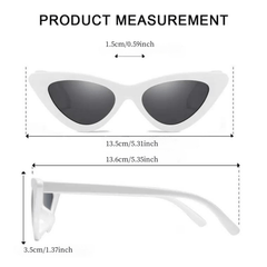 Y2K Cat Eye Sunglasses Retro UV400 Sun Shades 