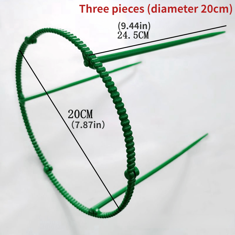 Garden Pot Support Circle Climbing Pergola Anti-lodging Rod Leaf Support