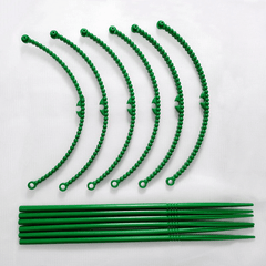 Garden Pot Support Circle Climbing Pergola Anti-lodging Rod Leaf Support