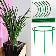 Garden Pot Support Circle Climbing Pergola Anti-lodging Rod Leaf Support