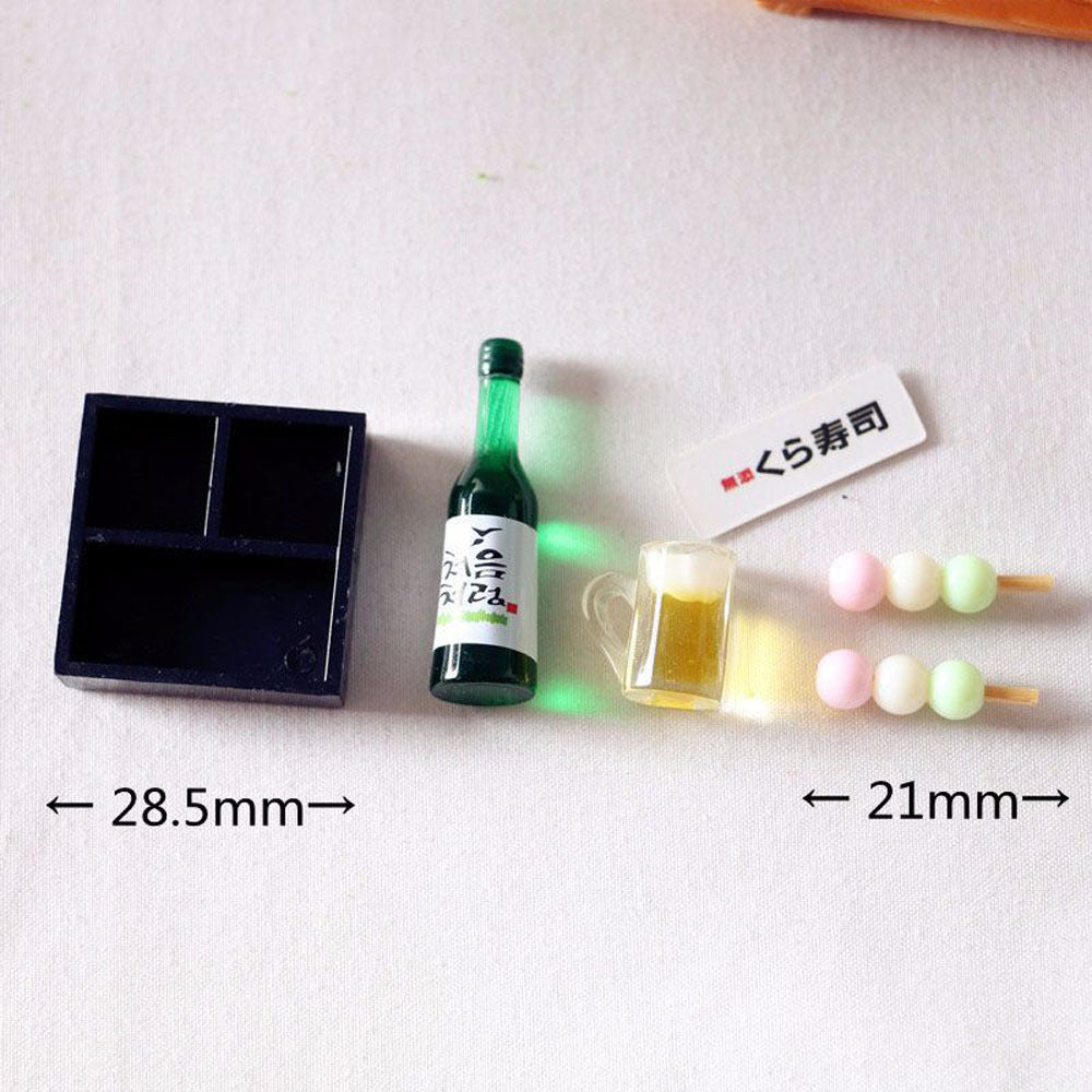 Dollhouse Sushi Fish Ball Box Mini Food Play Toys Doll House Decor