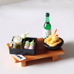 Dollhouse Sushi Fish Ball Box Mini Food Play Toys Doll House Decor