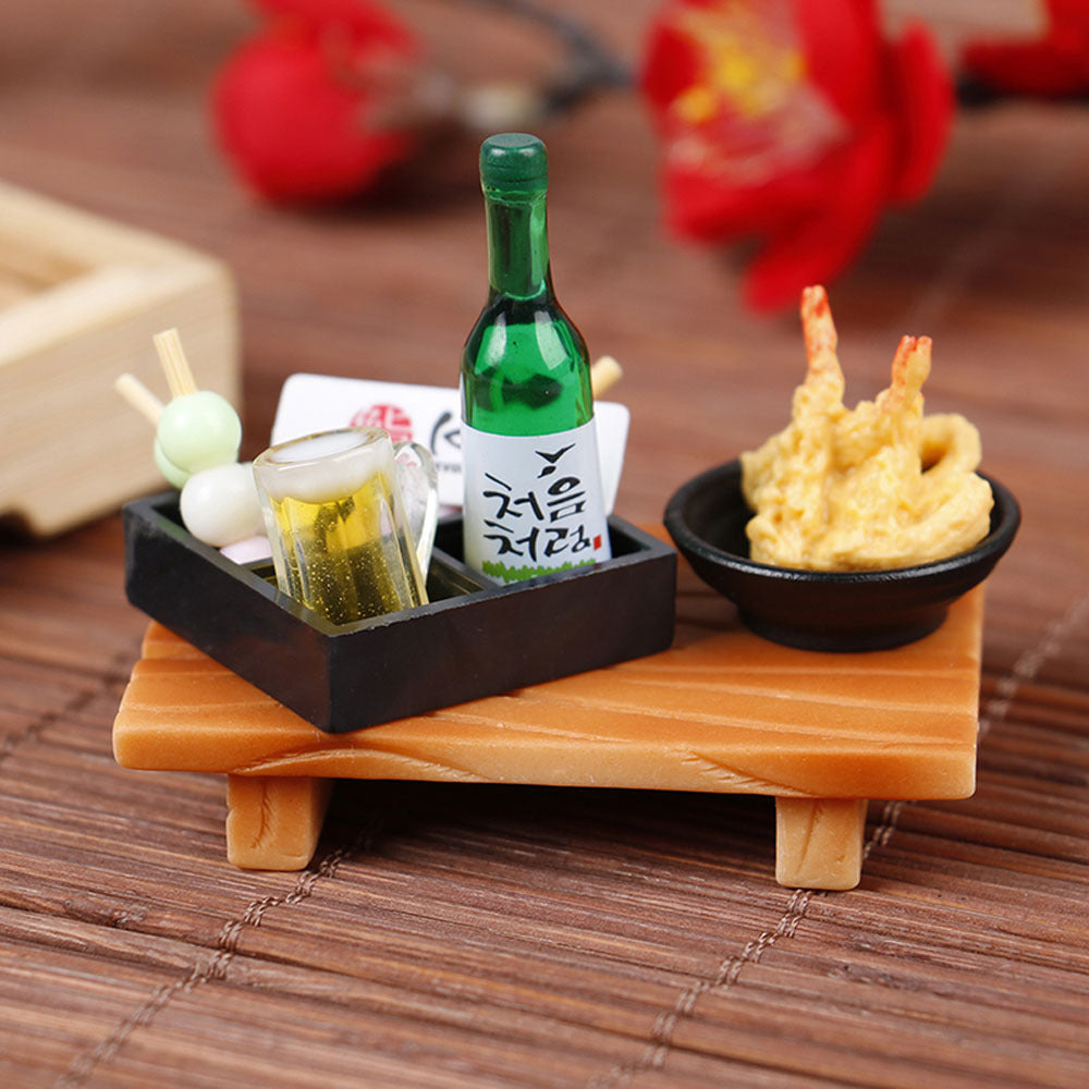 Dollhouse Sushi Fish Ball Box Mini Food Play Toys Doll House Decor