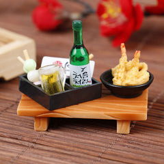 Dollhouse Sushi Fish Ball Box Mini Food Play Toys Doll House Decor