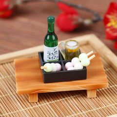 Dollhouse Sushi Fish Ball Box Mini Food Play Toys Doll House Decor