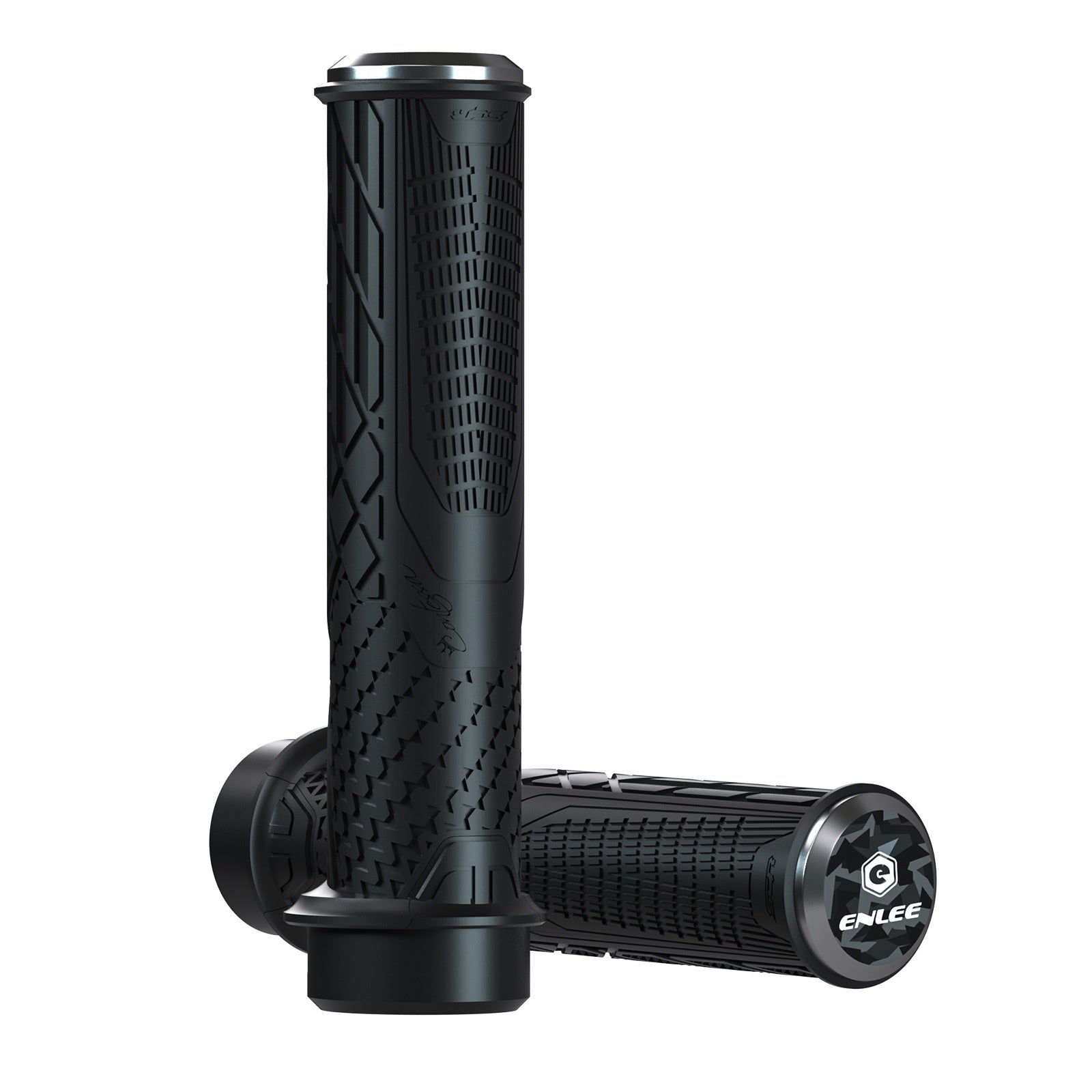 Mountain Bike Grip Anti-slip Cover Lockable Rubber Handlebar Grips