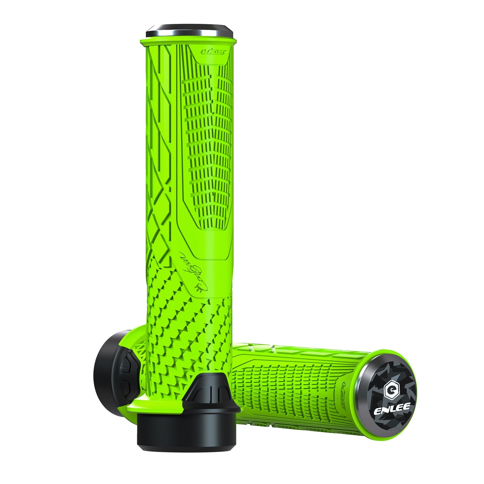 Mountain Bike Grip Anti-slip Cover Lockable Rubber Handlebar Grips